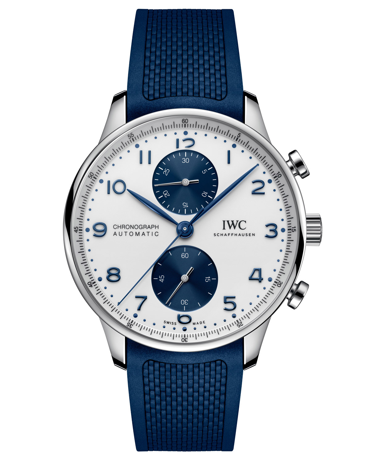 名作〈IWC〉ポルトギーゼの新作は、部下が思わず2度見する白×ネイビーの“パンダ顔”。 | Fashion | Safari Online